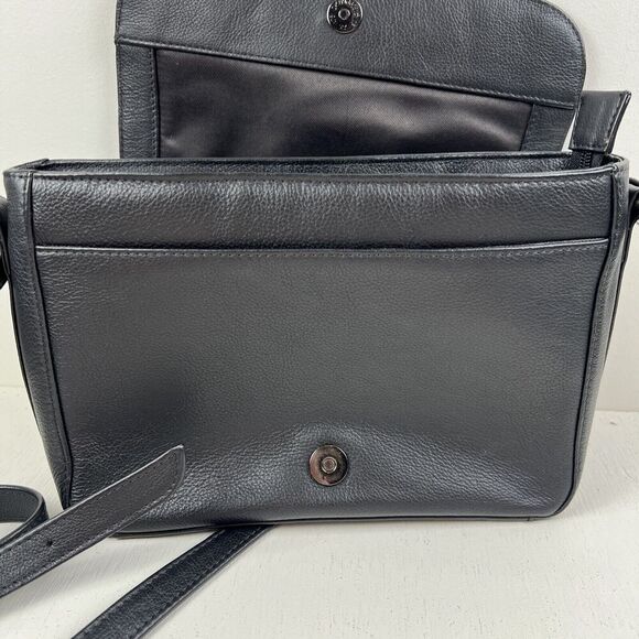 Hotter Erin Black Leather Crossbody Shoulder‎ Purse Bag - Picture 8 of 12